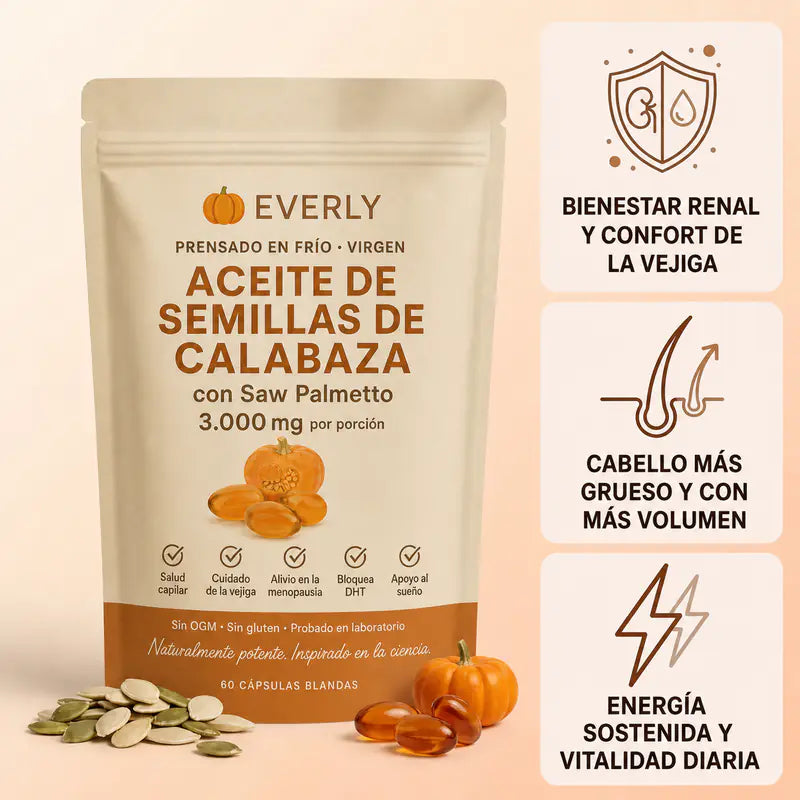 Everly® Aceite de Semilla de Zapallo