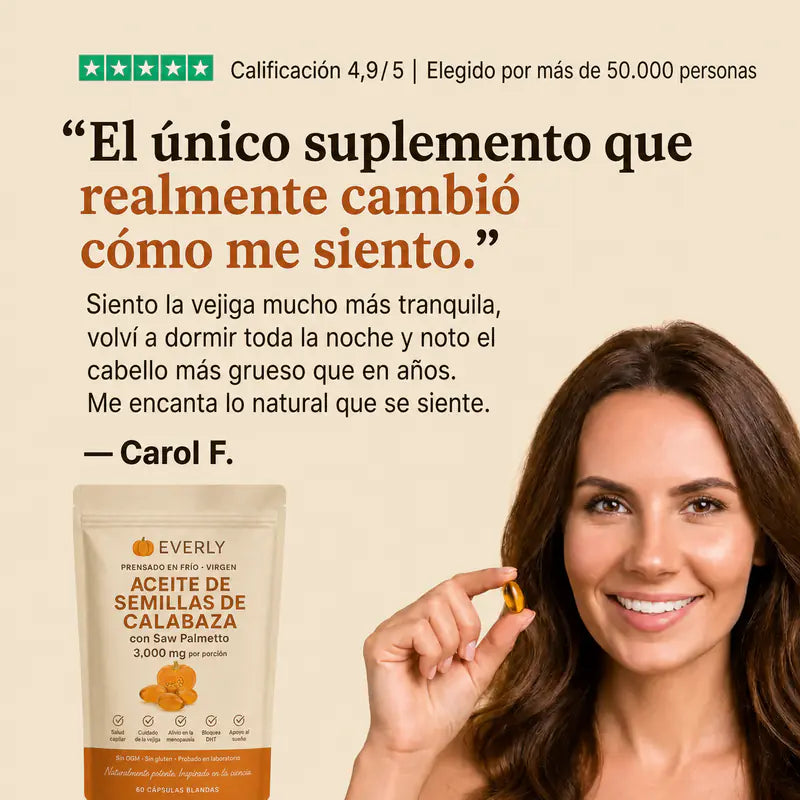 Everly® Aceite de Semilla de Zapallo