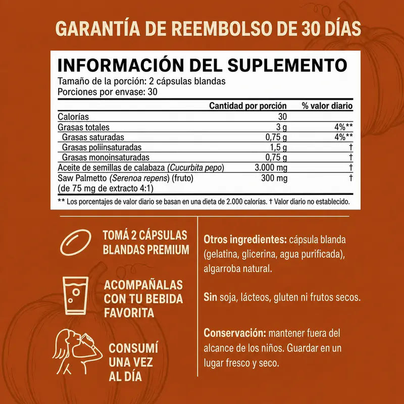 Everly® Aceite de Semilla de Zapallo