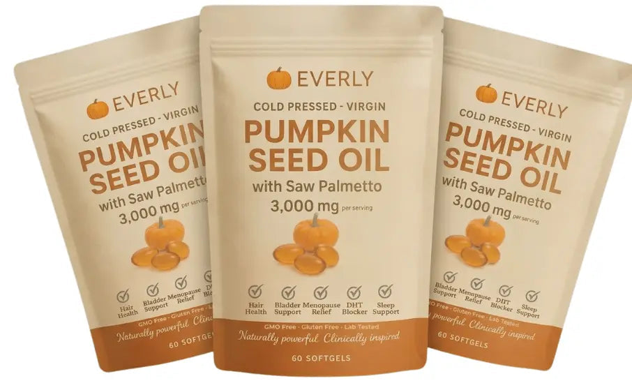 Everly® Aceite de Semilla de Zapallo · pack de 3
